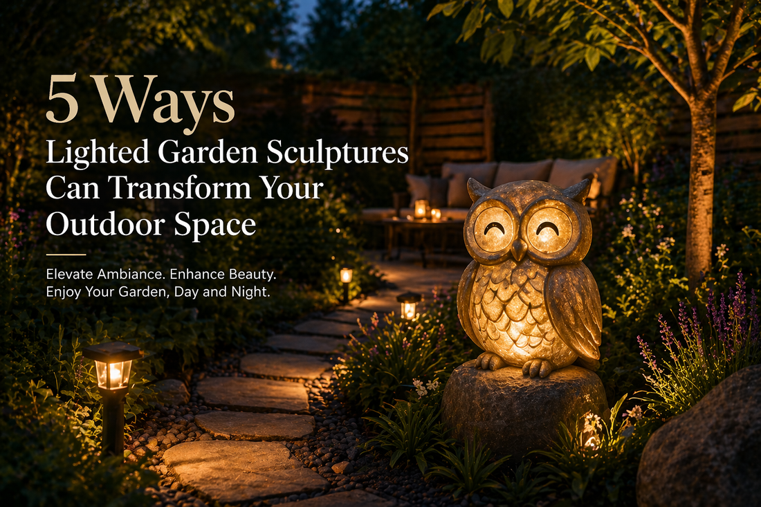 5 Ways Lighted Garden Sculptures Can Transform Your Outdoor Space