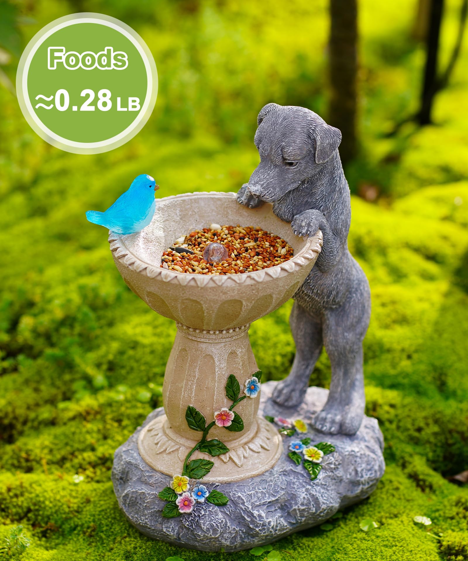 Solar Cat Garden Statue Light IP44 Weatherproof Outdoor Decor Gift for Mom Grandma